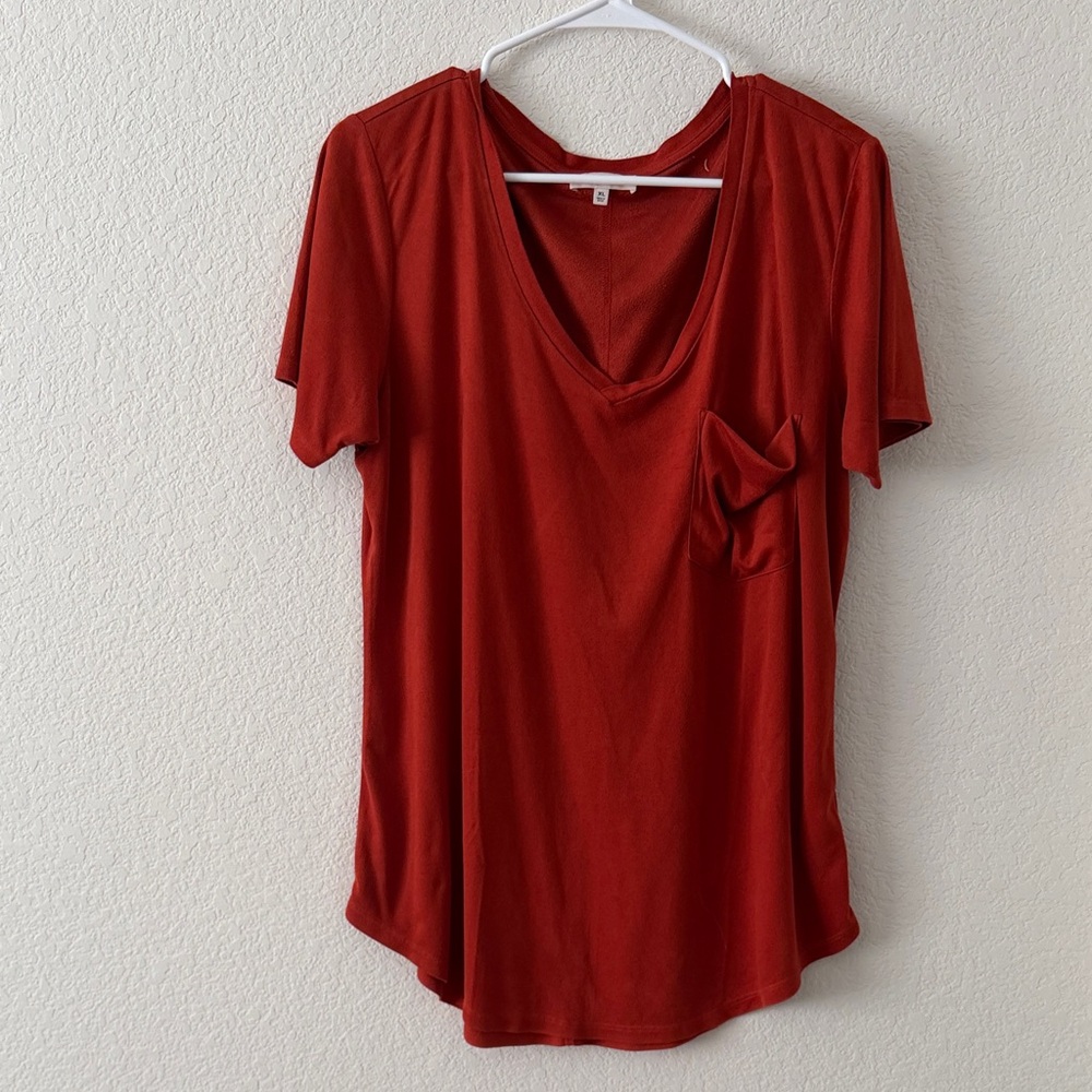 Another Love Burnt Orange Short Sleeve Tee